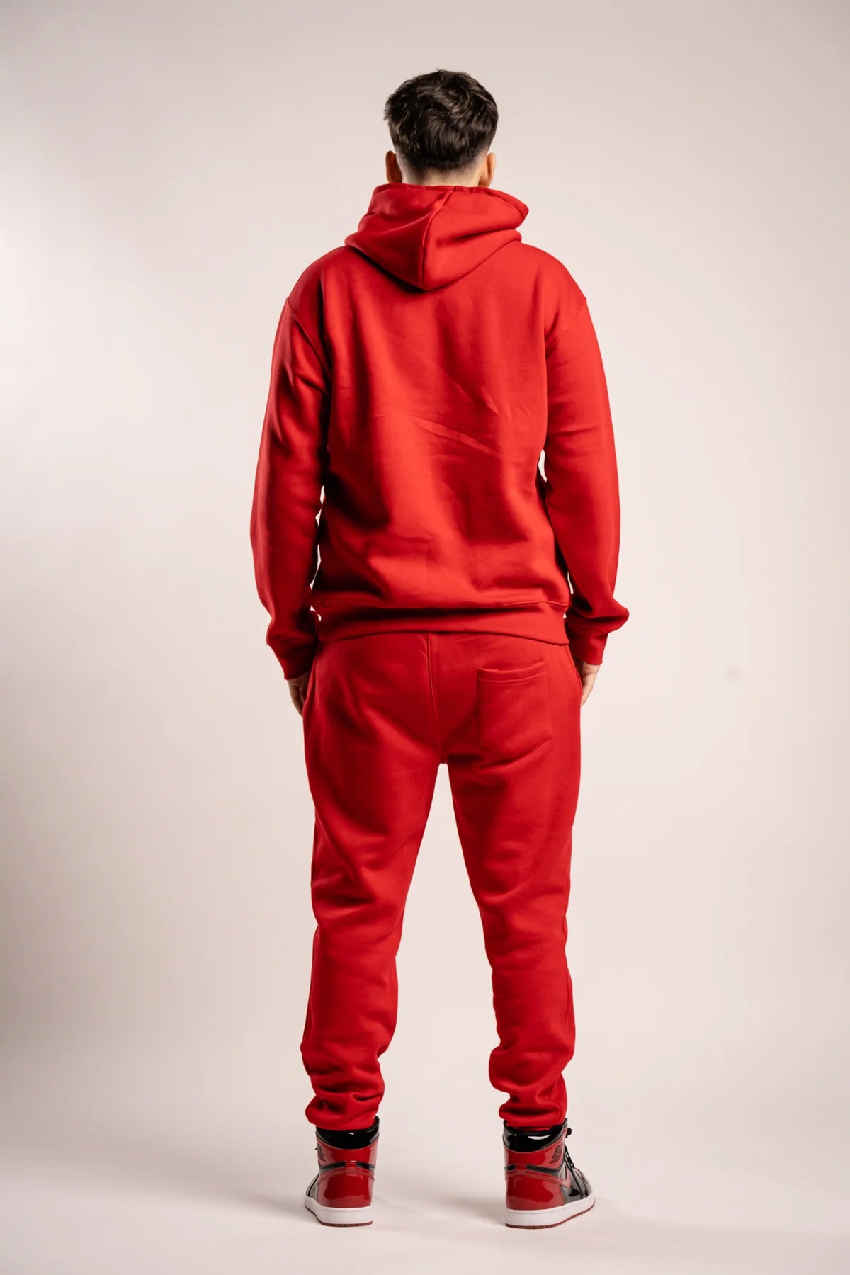 10 OZ Red Heavy Blend Fleece Sweatsuit