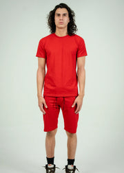Red Tech Short Set