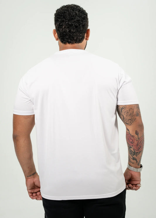 White Polyester T-Shirt